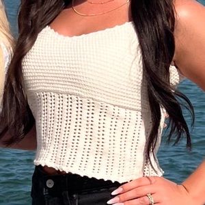 Crochet tank top
